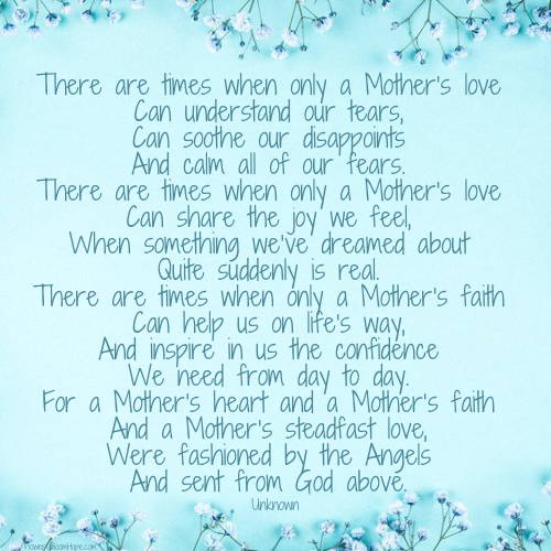 A Mother's Love Poem