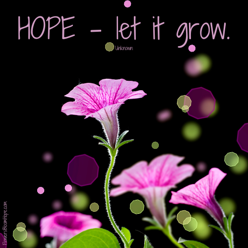 HOPE – let it grow.