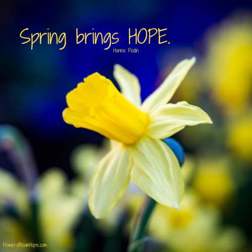 Spring brings HOPE.