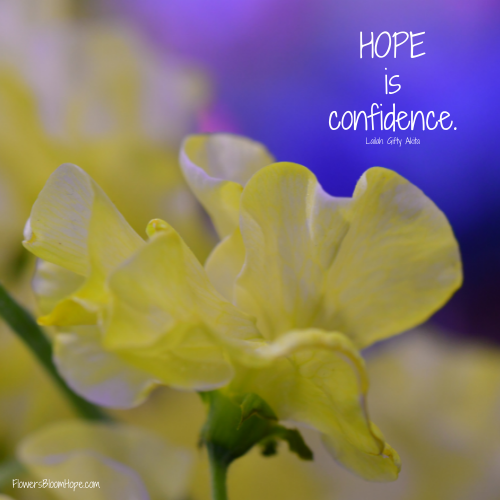 HOPE is confidence.