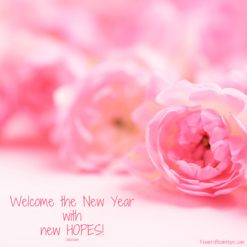 Welcome the New Year with new HOPES!