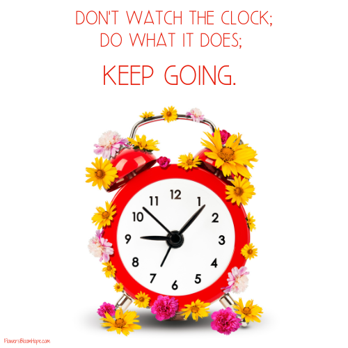 Don't watch the lock; do what it does. Keep going.